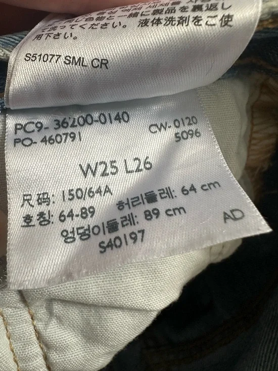 Like new Levi’s 501 straight-leg jean blue wash - Picture 4 of 6